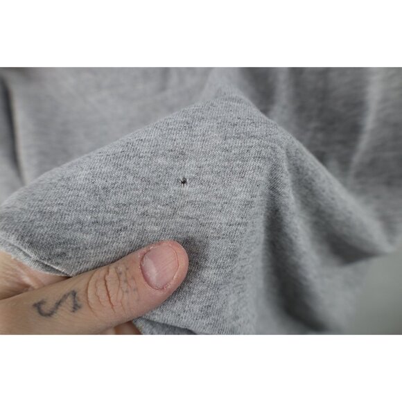 Vintage Y2K Nike Mens XL Distressed Travis Scott Mini Swoosh Striped T-Shirt - Picture 6 of 16